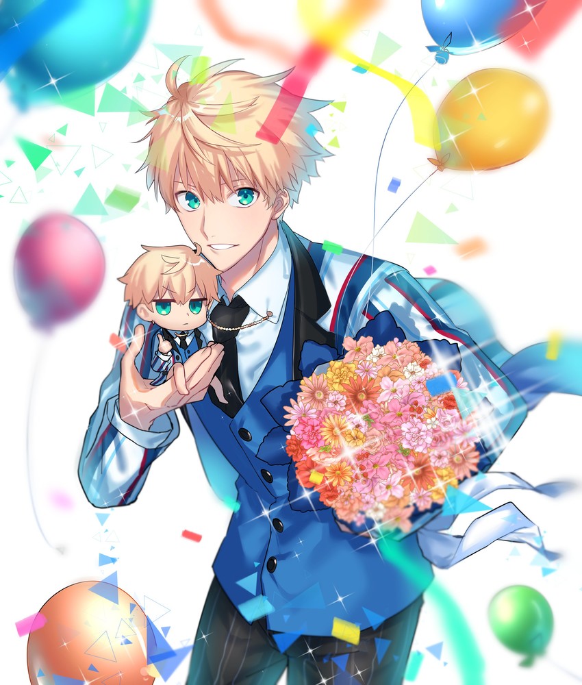 arthur pendragon (fate and 2 more) drawn by seseragi_azuma