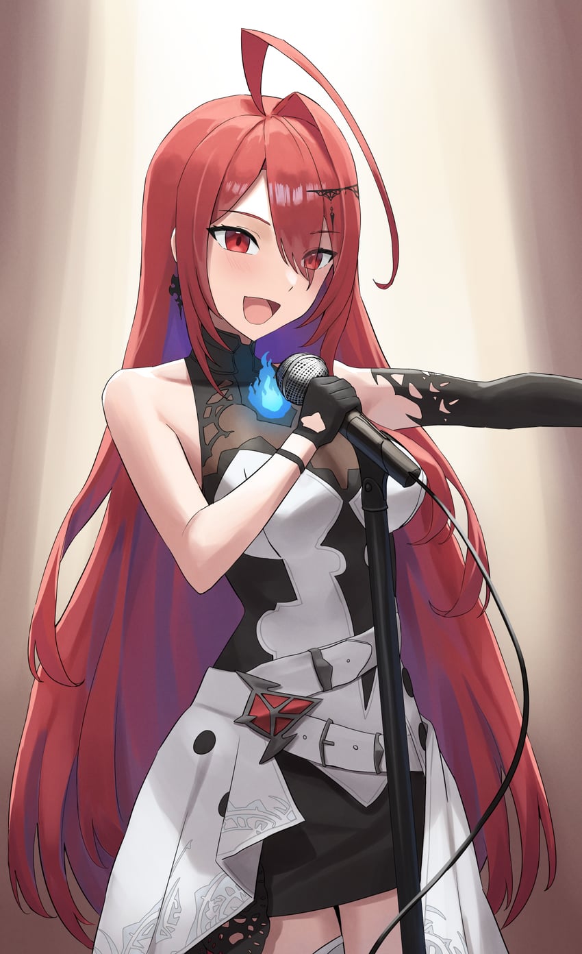 elizabeth rose bloodflame (hololive and 1 more) drawn by vakuuberi