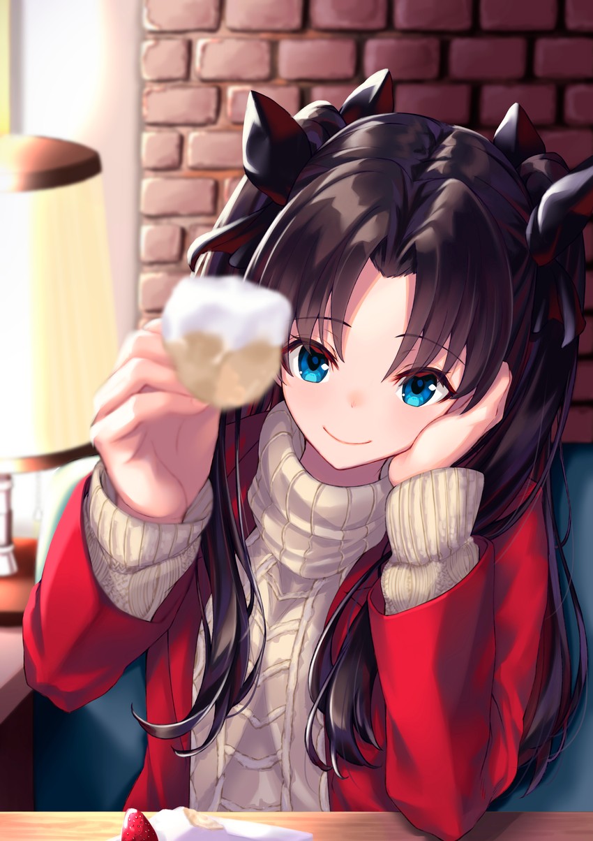 tohsaka rin (fate and 1 more) drawn by yu_sa1126