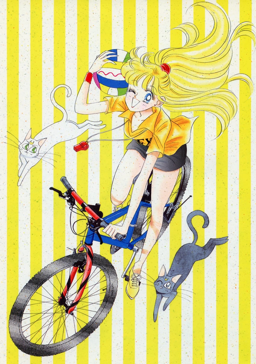 aino minako and luna (bishoujo senshi sailor moon) drawn by takeuchi_naoko