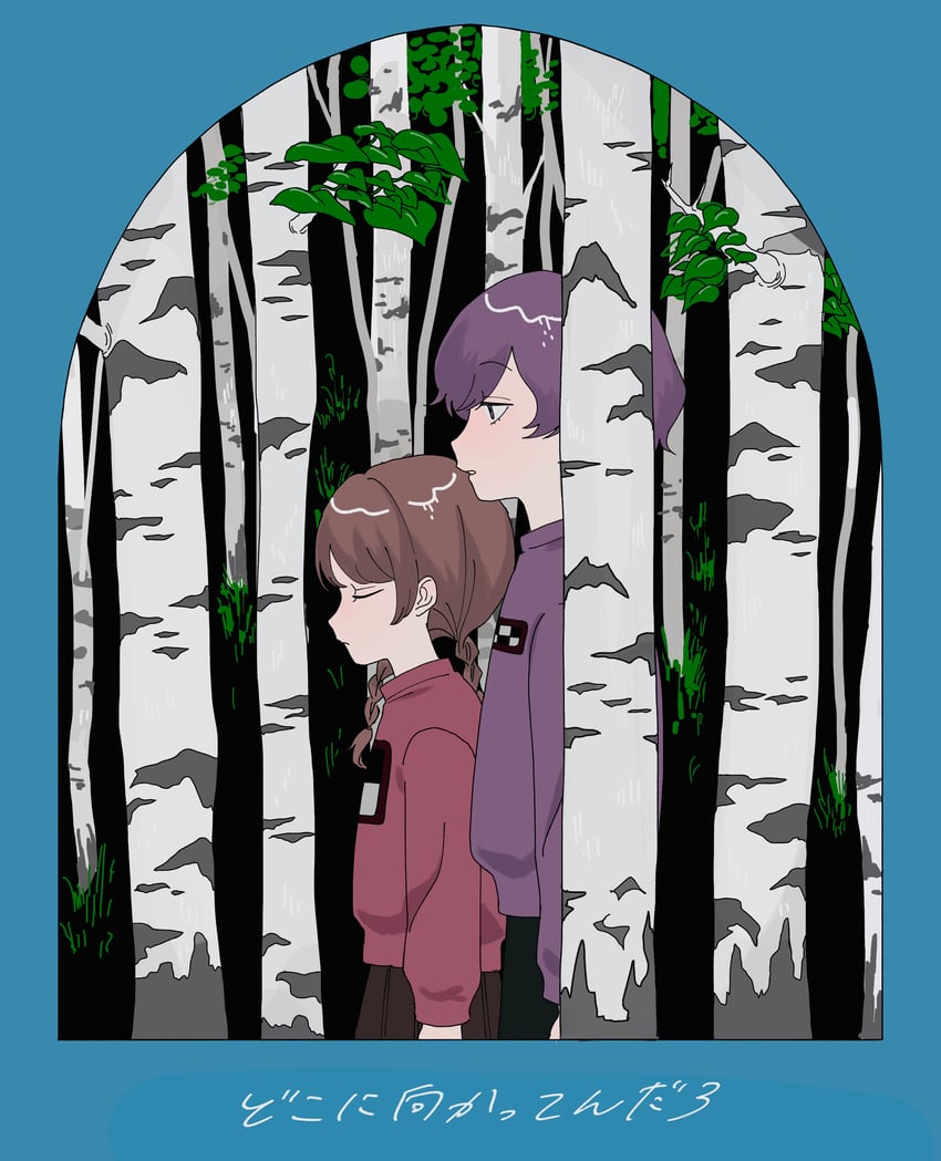madotsuki and jack-o' ran-tan (yume nikki and 1 more) drawn by za_(sametapizza_)