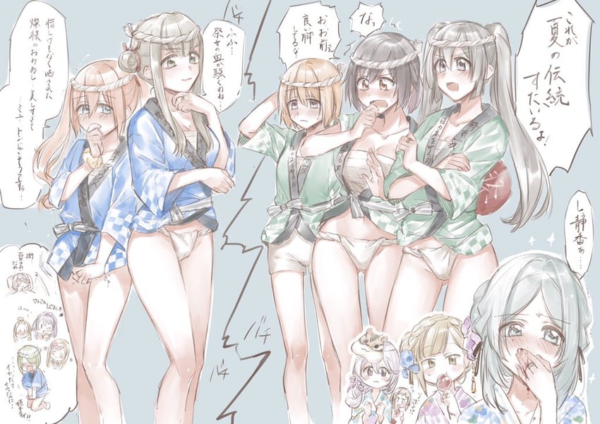 miwa mitsune, tokime shizuka, aika himena, toki sunao, miura asahi, and 8 more (mahou shoujo madoka magica and 1 more) drawn by yukishiro_(hitsuji)