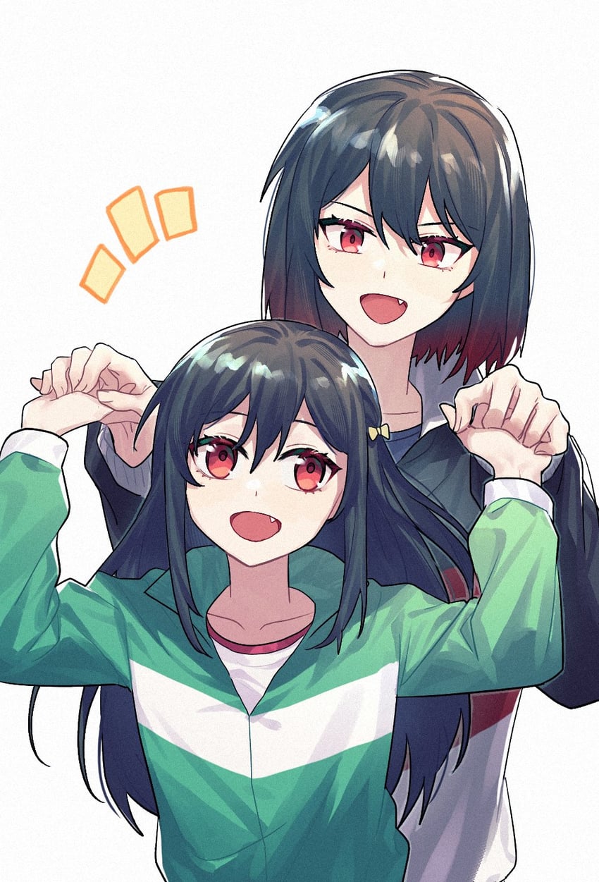 mifune shioriko and mifune kaoruko (love live! and 1 more) drawn by xunyu_(manyu)