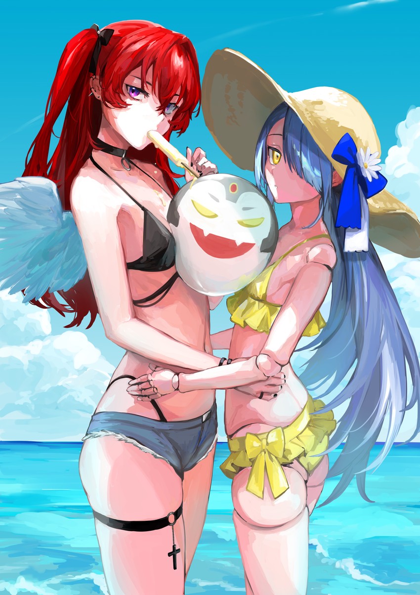 kurumi, akkun daimaou, and vt-212 (indie virtual youtuber and 1 more) drawn by aoijigoku