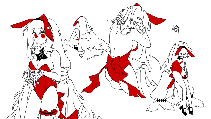 skadi and skadi the corrupting heart (arknights) drawn by xity