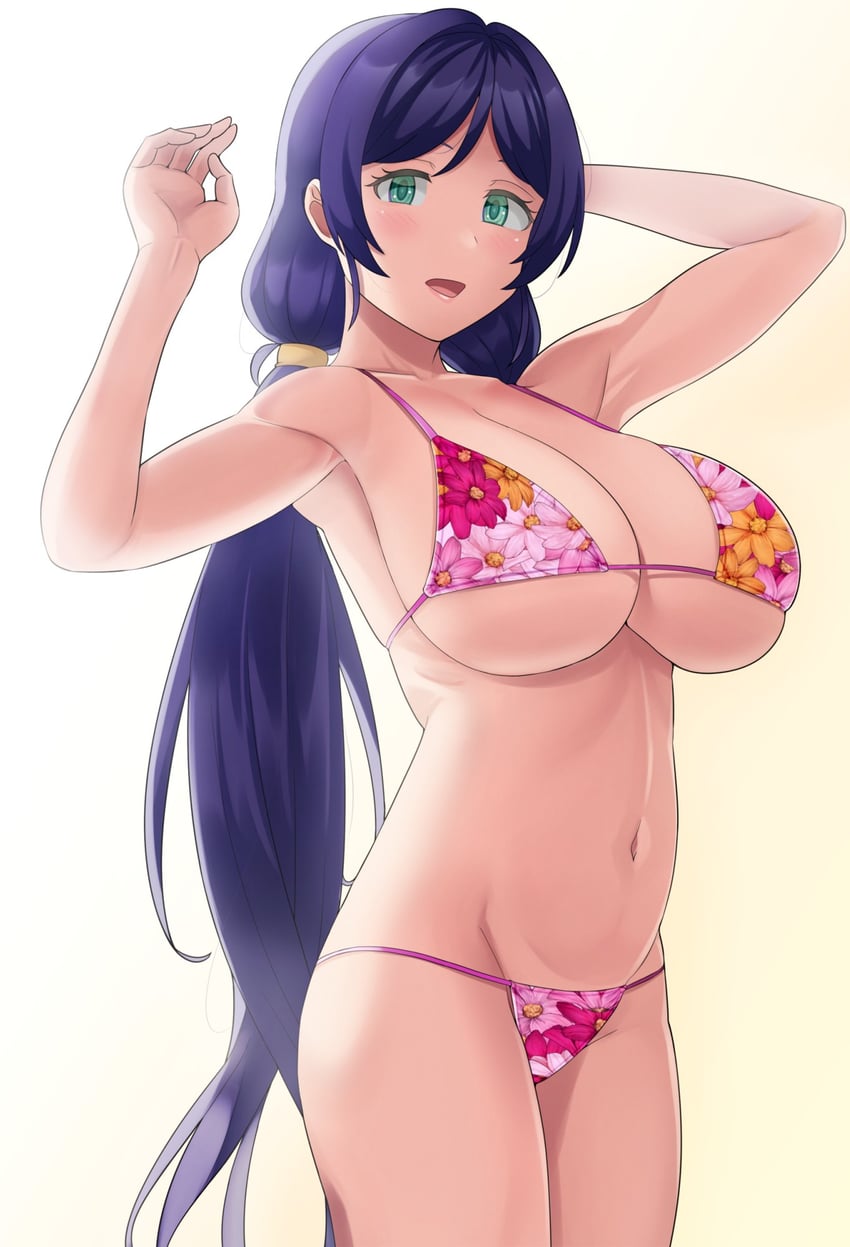 tojo nozomi (love live! and 1 more) drawn by mizuno_kakeru