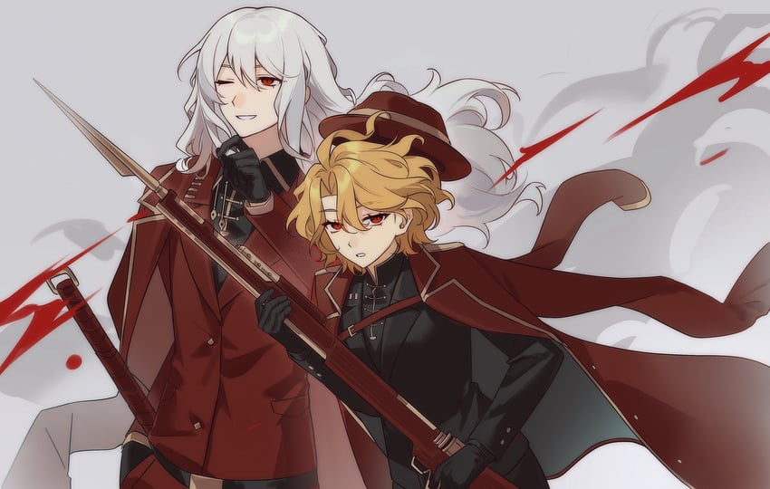 don quixote, sancho, and la manchaland's don quixote (project moon and 1 more) drawn by kamisiro_sora