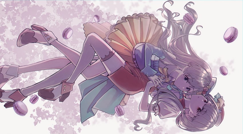hisakawa hayate and hisakawa nagi (idolmaster and 2 more) drawn by konkiri