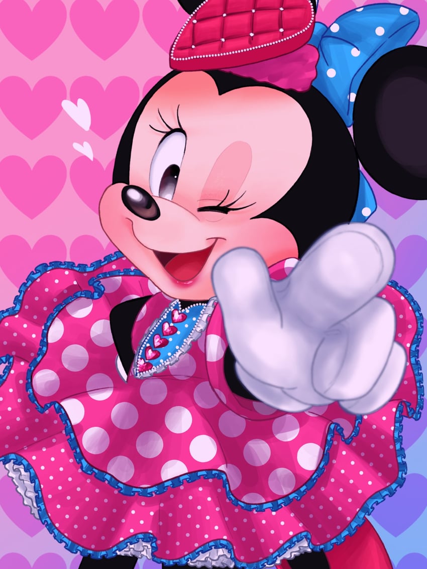 minnie mouse (mickey mouse & friends and 1 more) drawn by yumeyo_hirake