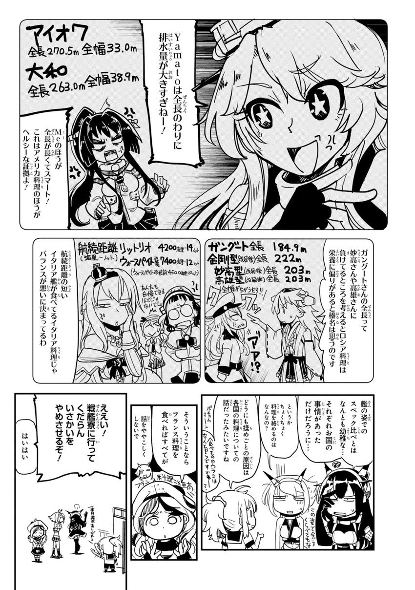 haruna, nagato, yamato, mutsu, iowa, and 8 more (kantai collection) drawn by sakazaki_freddy