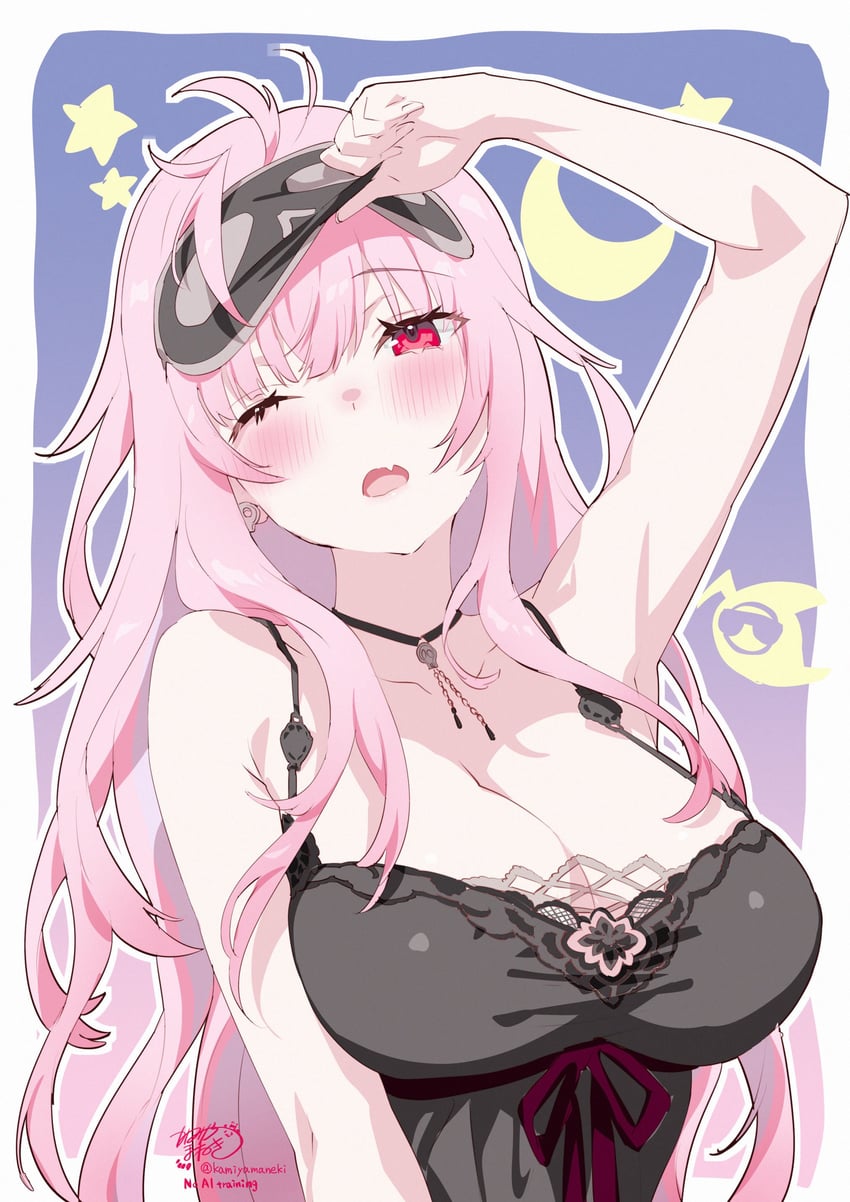 mori calliope (hololive and 1 more) drawn by kamiya_maneki