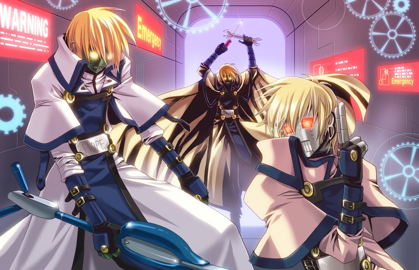 robo-ky (guilty gear and 1 more) drawn by warlock_(nova)