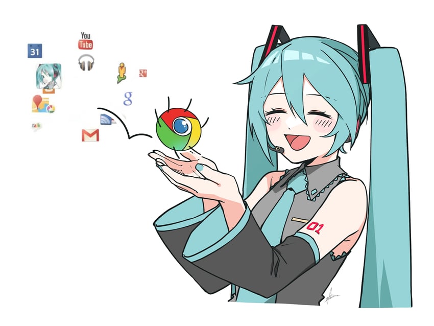 hatsune miku and sou iu ikimono (vocaloid and 3 more) drawn by after0217