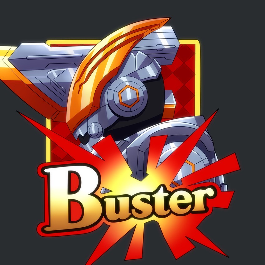 kamen rider buster (fate and 3 more) drawn by ponzu_(anagosan02)