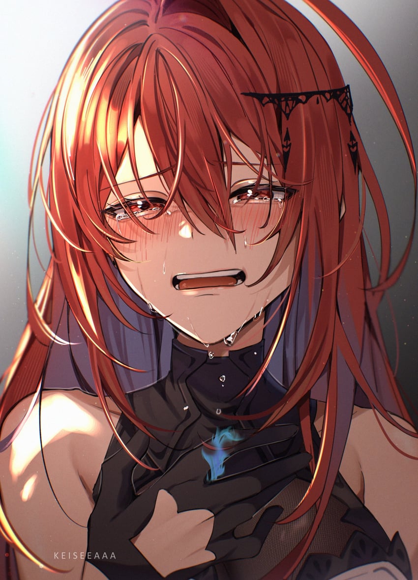 elizabeth rose bloodflame (hololive and 1 more) drawn by keisea