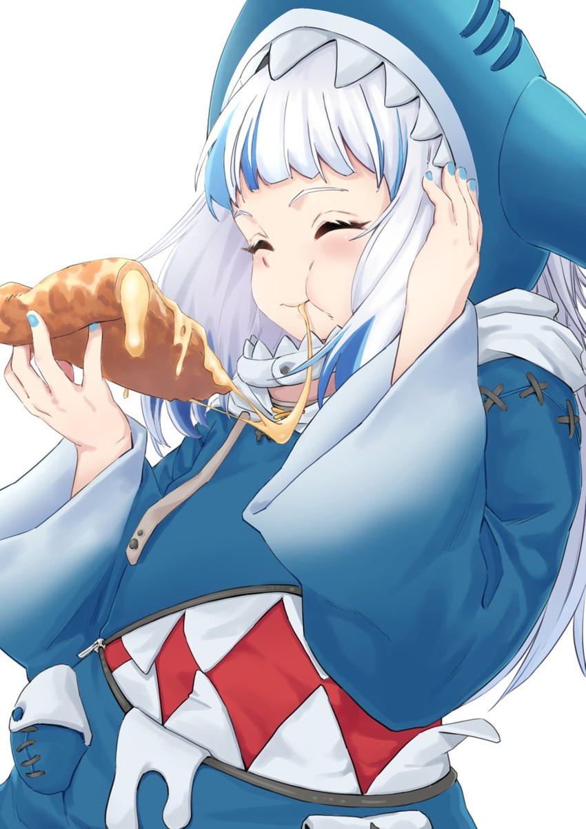 gawr gura (hololive and 1 more) drawn by incloud