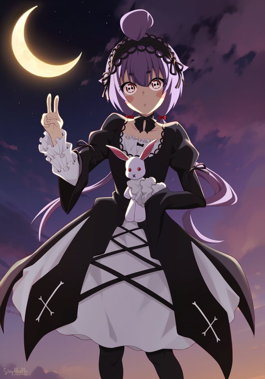 houzuki yayoi (dark gathering) drawn by stayaliveplz