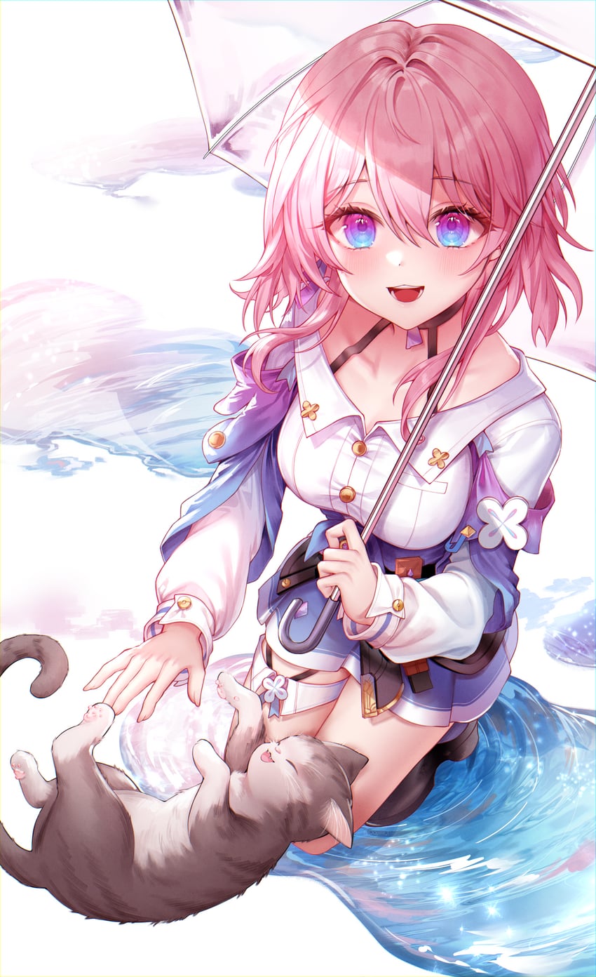 march 7th (honkai and 1 more) drawn by daji