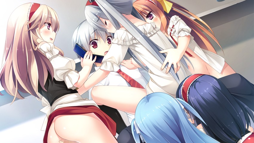 kurano ema, kurano yae, kurano mikoto, kurano tomoka, kurano izumi, and 1 more (kurano kun chi no futago jijou) drawn by kanekiyo_miwa