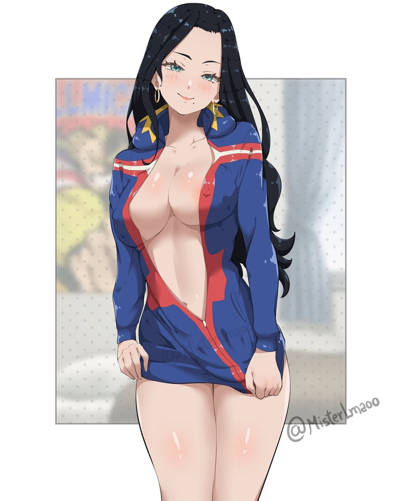 all might and tsukauchi makoto (boku no hero academia and 1 more) drawn by srlmao