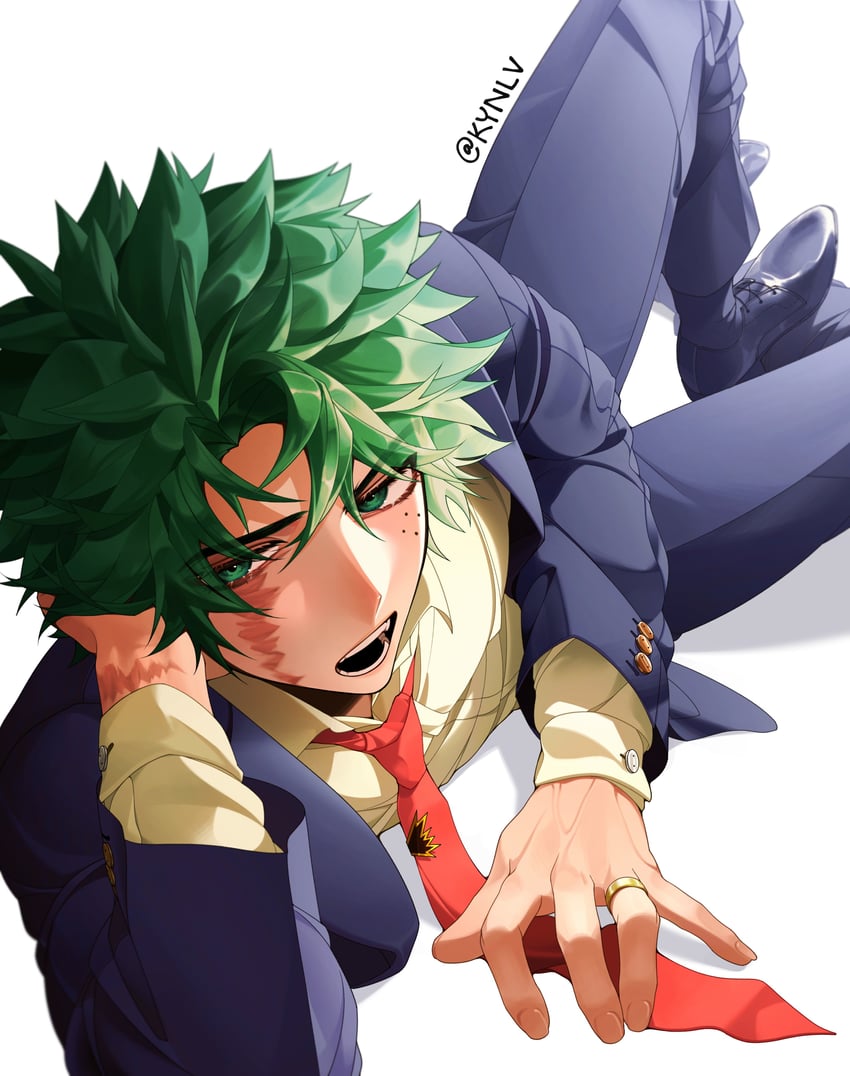 midoriya izuku (boku no hero academia) drawn by kynlv