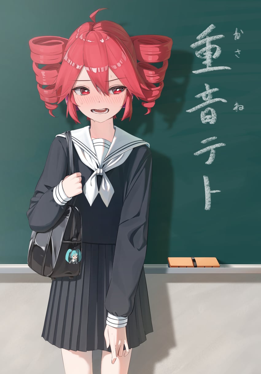 hatsune miku and kasane teto (vocaloid and 1 more) drawn by bananafish1111
