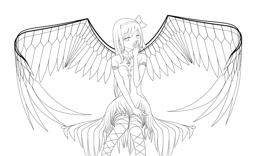 akemi homura and akuma homura (mahou shoujo madoka magica and 1 more) drawn by paisen