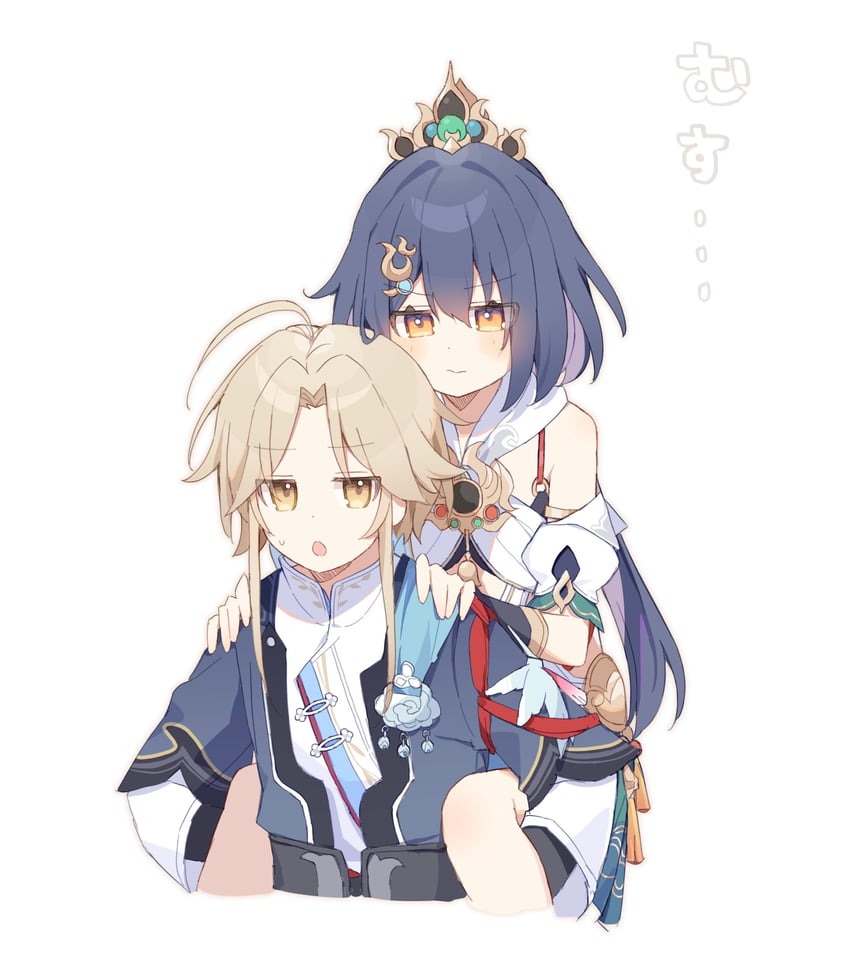 yunli and yanqing (honkai and 1 more) drawn by uwasewau