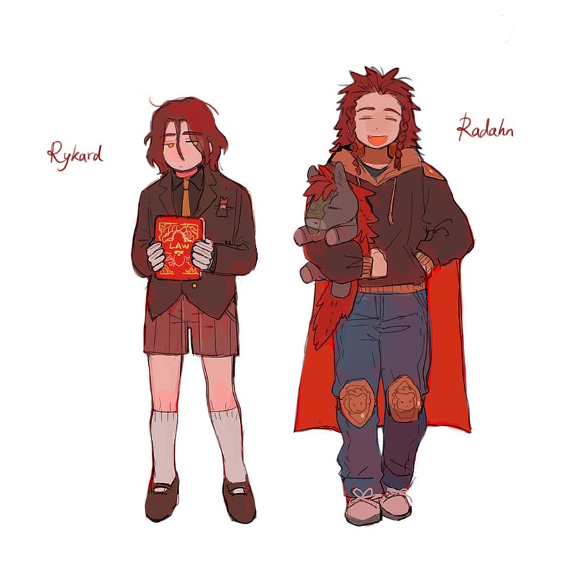 starscourge radahn and praetor rykard (elden ring) drawn by rimyzipel