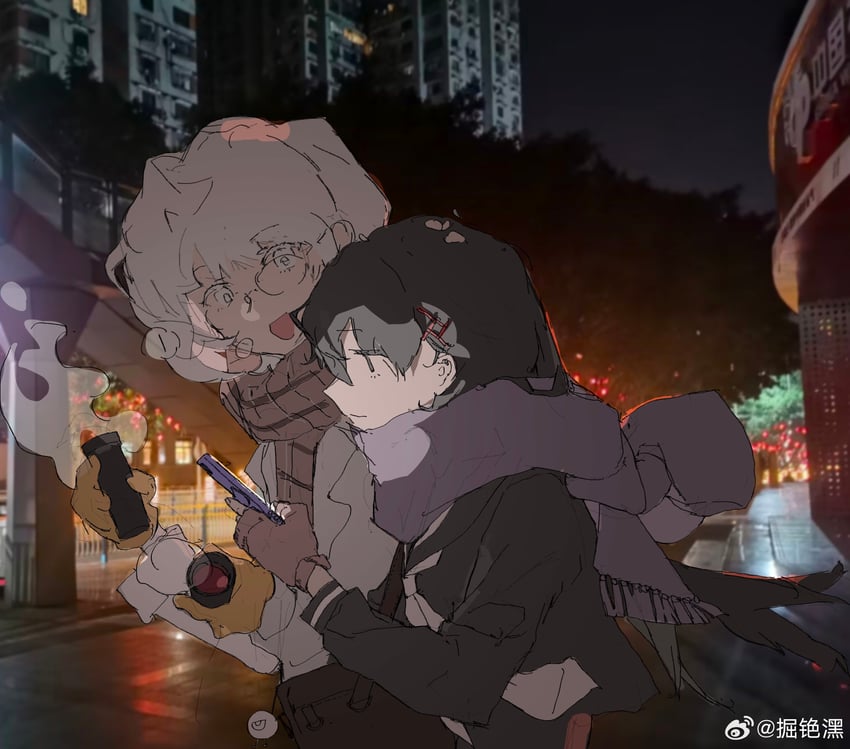 shitodo hoojiro and haru (len'en) drawn by corallo