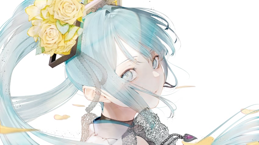 hatsune miku (vocaloid) drawn by kisaragi_yaya