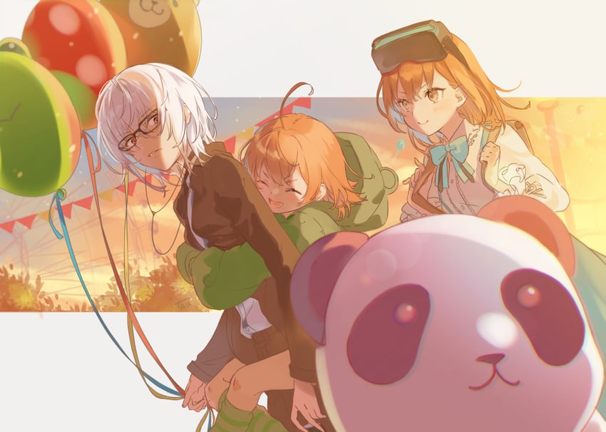 accelerator, last order, gekota, misaka imouto, and misaka imouto 10046 (toaru majutsu no index and 1 more) drawn by tautiki