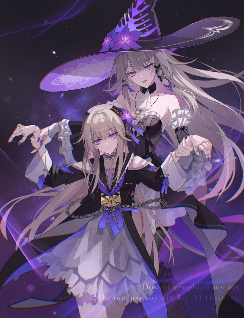 herta and the herta (honkai and 1 more) drawn by rok8284