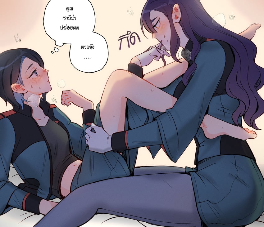 nika nanaura and sabina fardin (gundam and 1 more) drawn by maybecrosswise