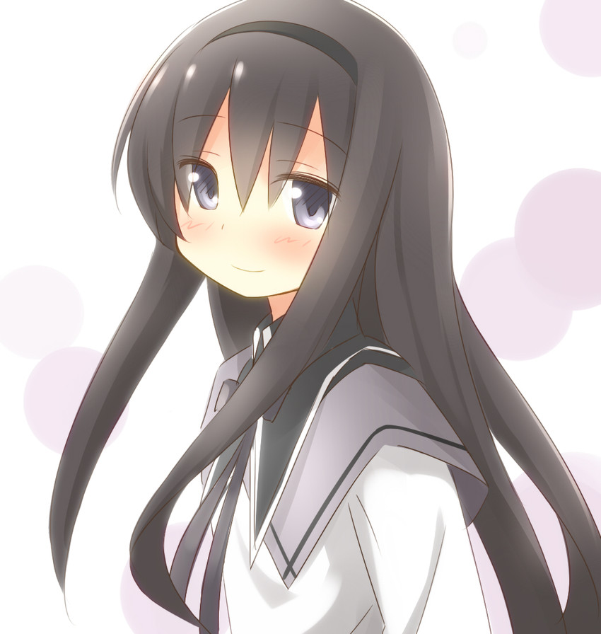 akemi homura (mahou shoujo madoka magica) drawn by ran_(9ens2000)