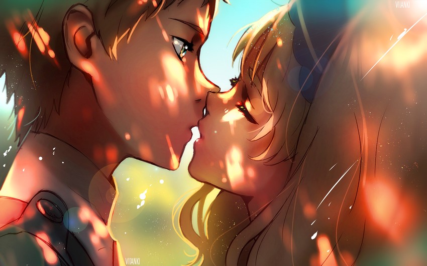 kokoro and mitsuru (darling in the franxx) drawn by emi-bianchi