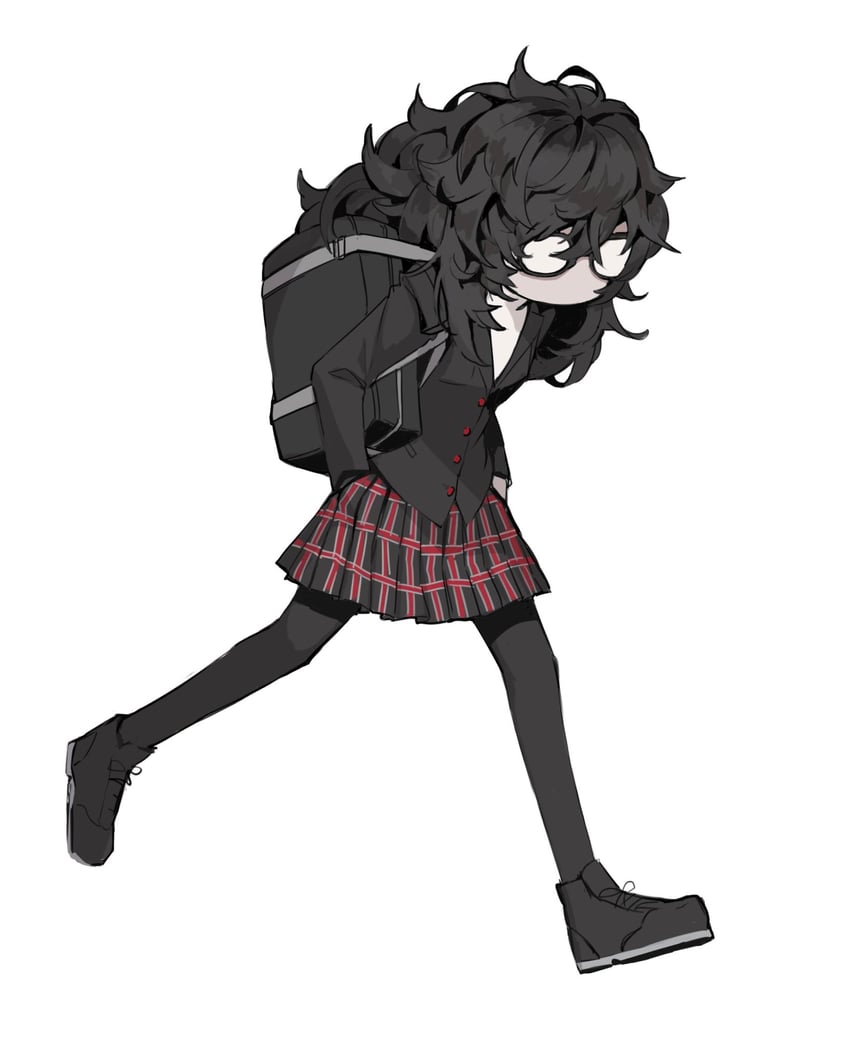 amamiya ren (persona and 1 more) drawn by 1_kdcrf