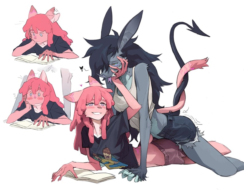 marceline abadeer and princess bonnibel bubblegum (adventure time) drawn by knifedragon