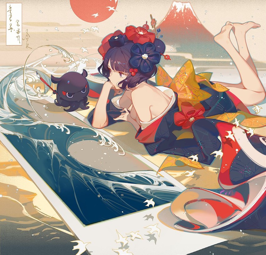 katsushika hokusai and tokitarou (fate and 1 more) drawn by ask_(askzy)