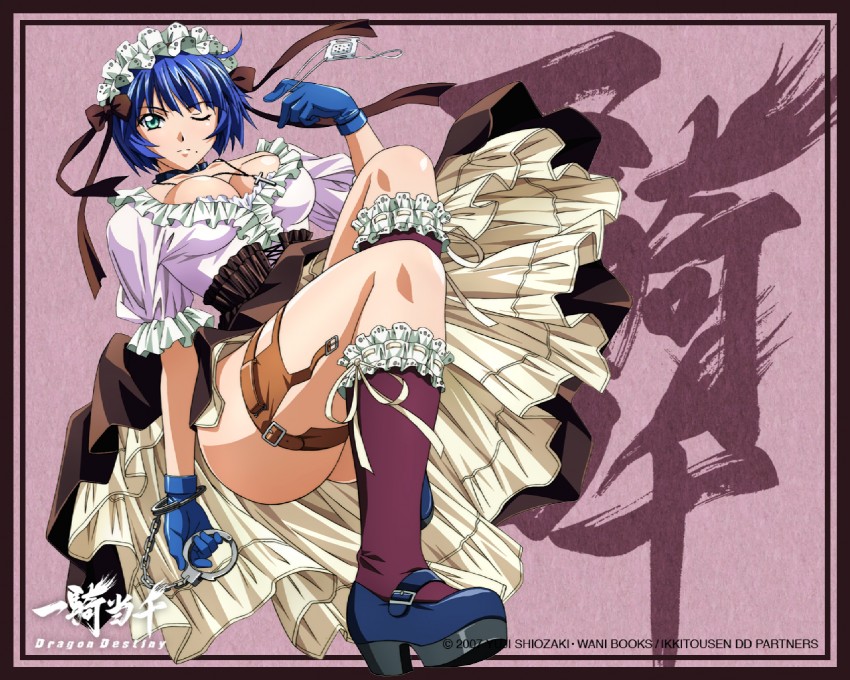 ryomou shimei (ikkitousen and 1 more) drawn by rin-sin