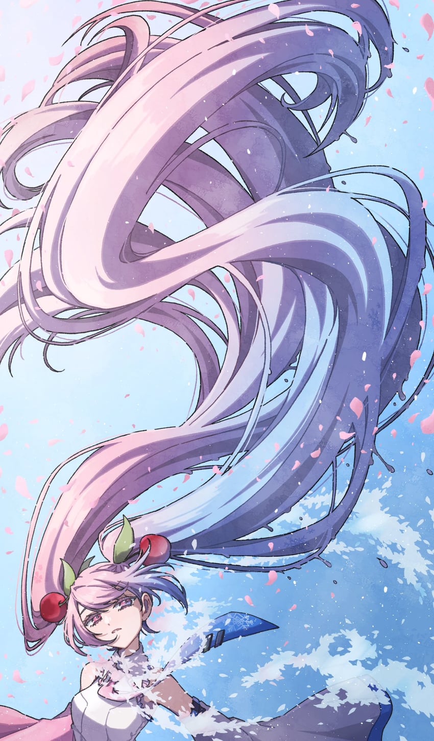 hatsune miku, yuki miku, and sakura miku (vocaloid) drawn by domidomi444