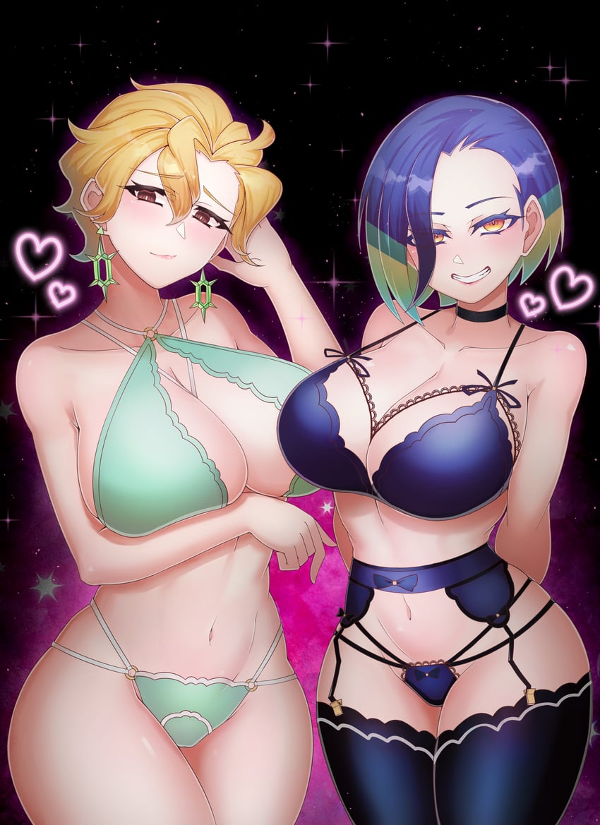 perrin and briar (pokemon and 1 more) drawn by kukyuu_no_ue