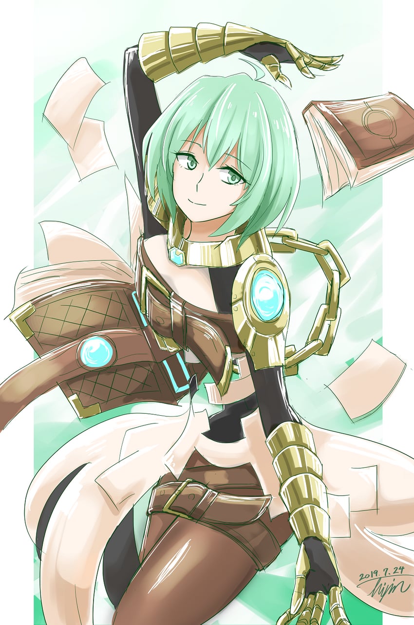 adenine (xenoblade chronicles and 1 more) drawn by hisin