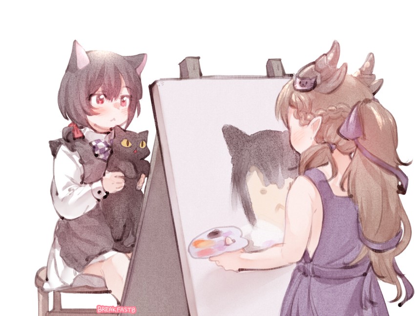 noir vinocacao and ryudraggril (original and 1 more) drawn by chadolbaegi