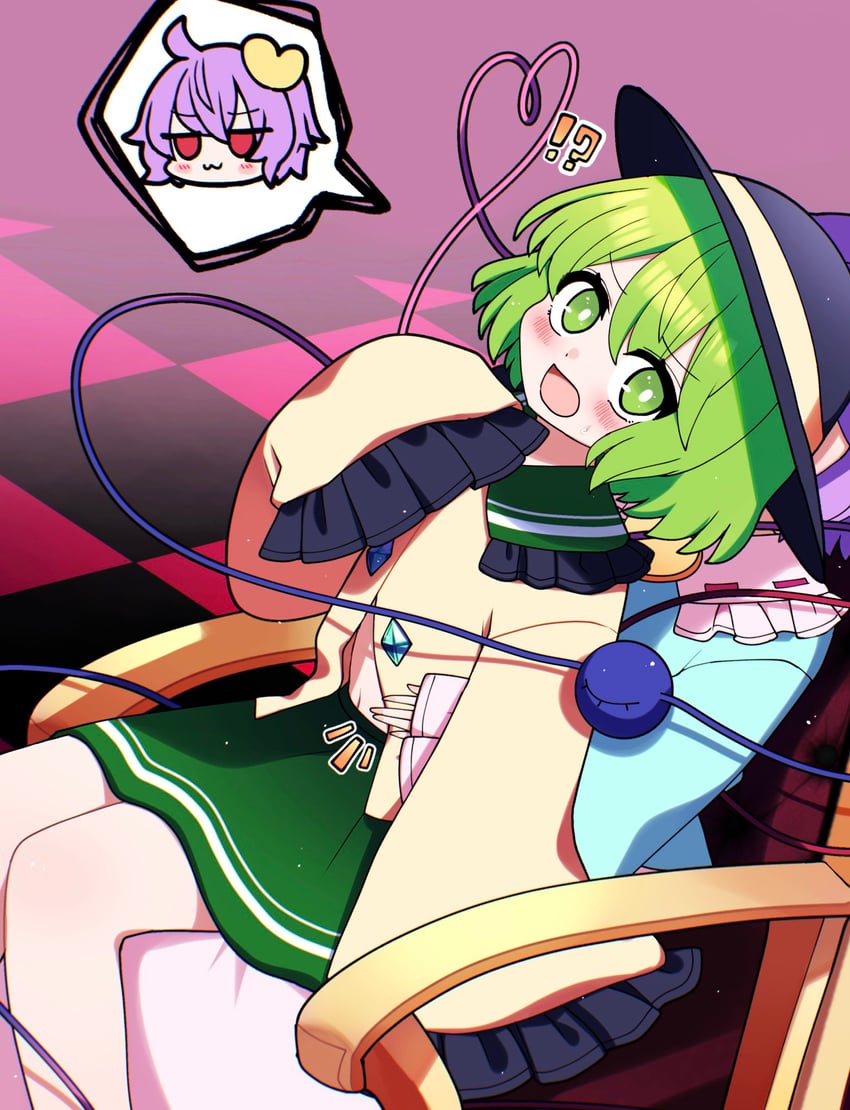komeiji koishi and komeiji satori (touhou) drawn by you_(noanoamoemoe)