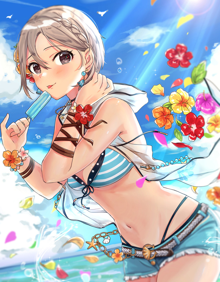 shiomi syuko (idolmaster and 1 more) drawn by wenquangua