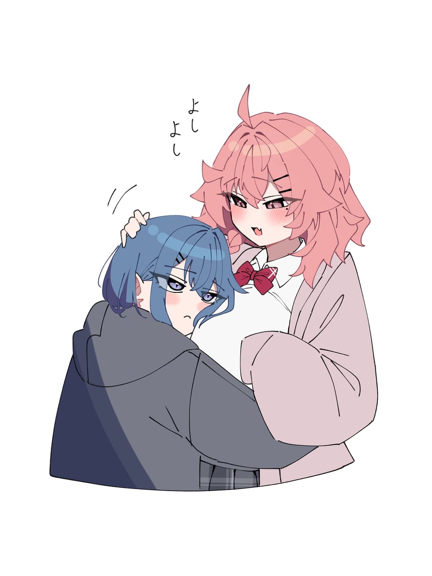 kozakura men and konno you (original) drawn by warabi_mochi_(w4rabimochi)