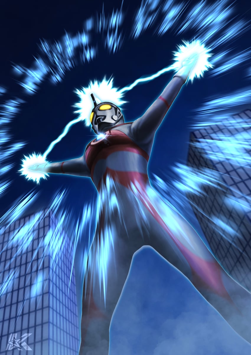 ultraman ace (ultra series and 1 more) drawn by kazuzu-art