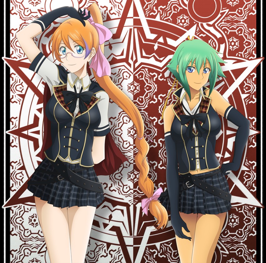 zessica wong and mix (aquarion and 1 more) drawn by tennen_ahoke