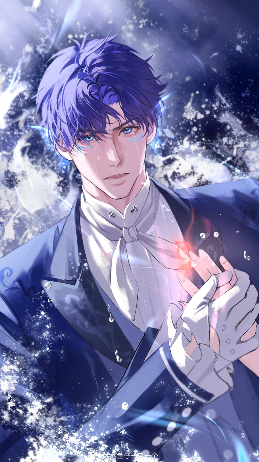 protagonist and rafayel (love and deepspace) drawn by yu_zi_yikou_yige